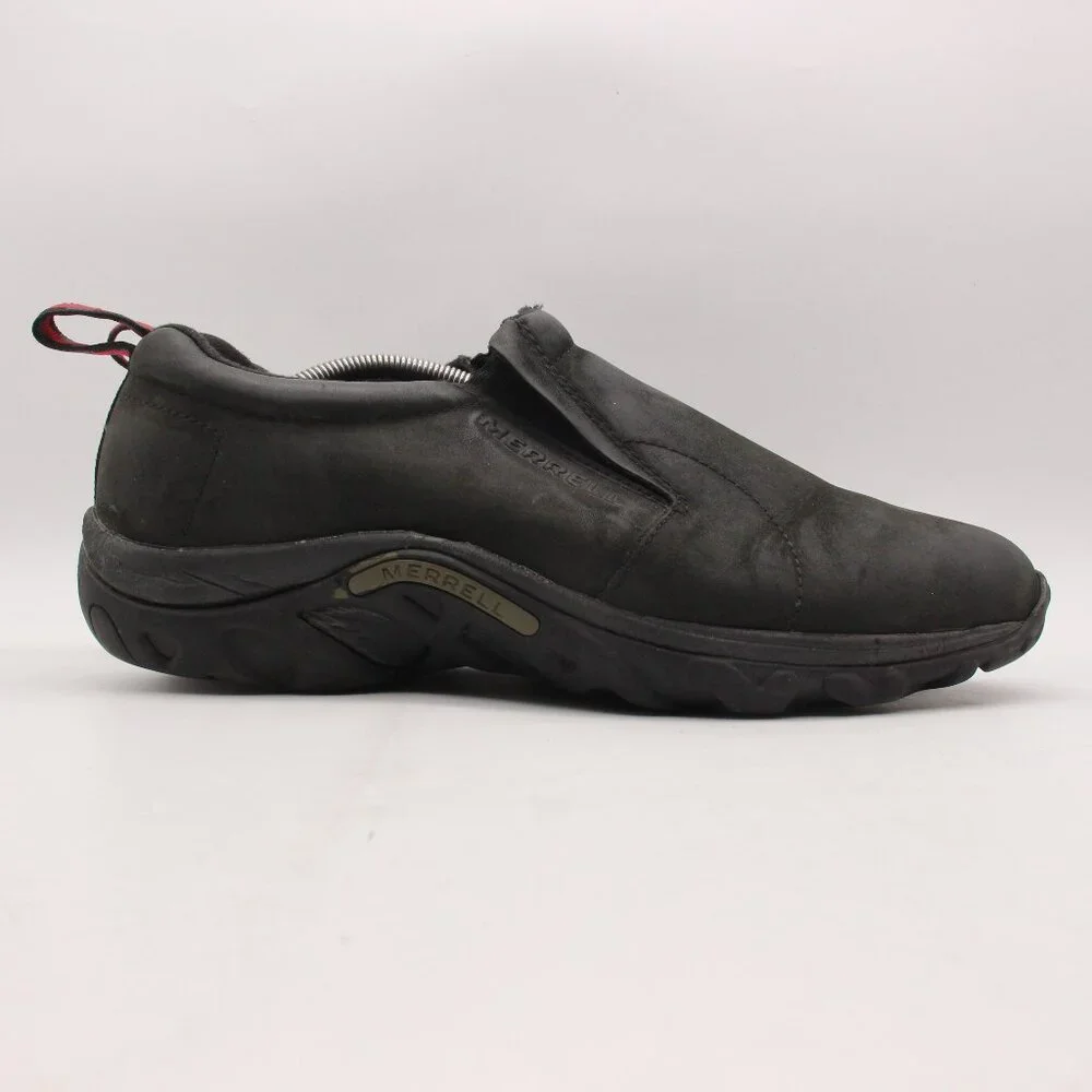 Merrell Jungle Moc Mens Size 11.5 Black Nubuck Slip On Walking Hiking J60833